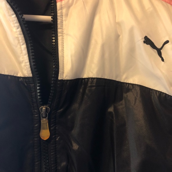 90s Puma Puffy Pink, White, & Black Vest EUC!! - Picture 3 of 5